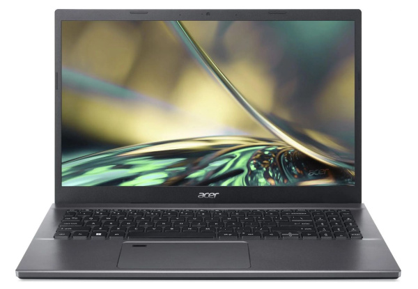 Ноутбук 15.6" Acer Aspire 5 A515-57-506D, IPS, Intel Core i5 12450H 2ГГц, 8-ядерный, 16ГБ DDR4, 512ГБ SSD, Intel UHD Graphics, без ОС, металлический
