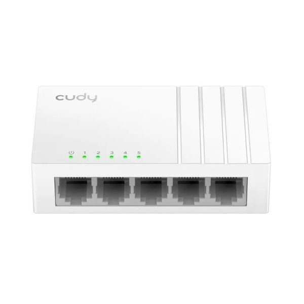 Коммутатор CUDY FS105D 5-ports 100 Мбит/сек белый
