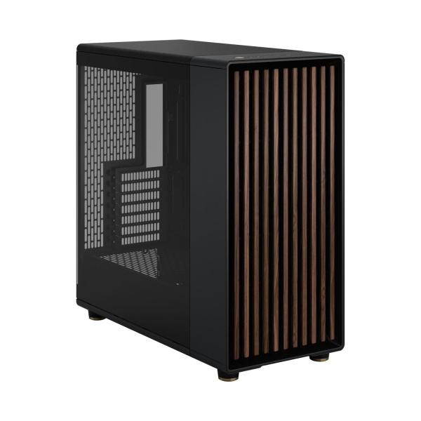 Корпус ПК без блока питания/ Case Fractal Design North XL RC Charcoal TG Dark, Full-Tower, 3x140mm, 2xUSB-A 3.0 + 1xUSB 3.2 Type-C, ATX, mATX, mITX Black
