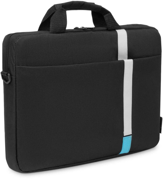 Сумка_для_ноутбука 15.6" PC_PET HQ Classic черный/бирюзовый полиэстер (PCP-1001TQ)