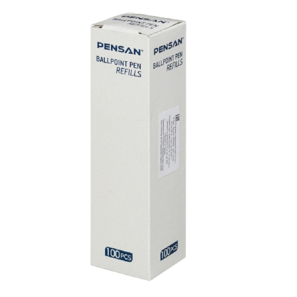 Стержень шариковый 0,7мм. PENSAN My-Tech масл., синий, 140мм 