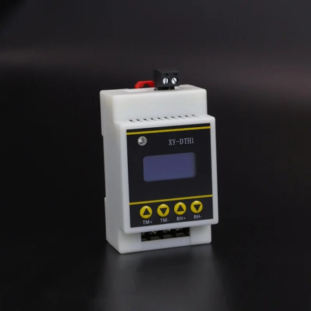 Реле контроля температуры и влажности на DIN-рейку XY-DTH1, выносной датчик