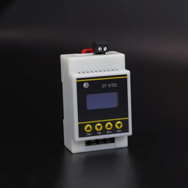 Реле контроля температуры и влажности на DIN-рейку XY-DTH1, выносной датчик