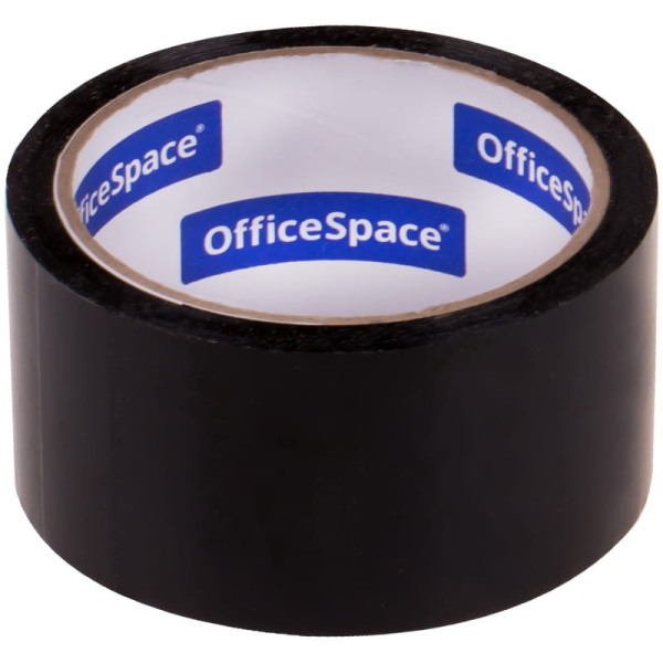 Скотч 48*40м. 45мкм. черный OfficeSpace (КЛ_18878)