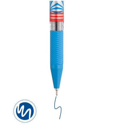 Ручка шариковая LUXOR "Uniflo" синяя 0.7мм (19302/12Bx)