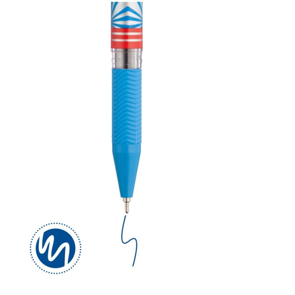 Ручка шариковая LUXOR "Uniflo" синяя 0.7мм (19302/12Bx)