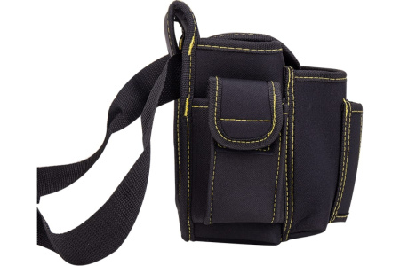 Сумка на пояс монтажника Deli DL-P4  220 x 200 x 140мм, 6 карманов, ткань Оксфорд 600D