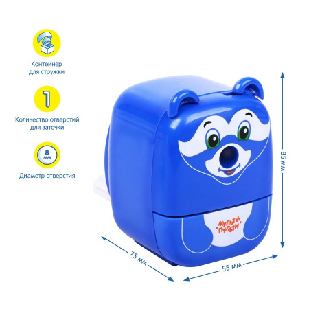 Точилка механическая Мульти-Пульти "Енот" (MS_03357)