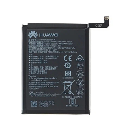 АКБ (аккумулятор) Huawei HB406689ECW ( Y7 2017/Y9 2018/Y7 2019/P40 Lite E/Honor 8C/9C ) 3.82v 3900mA