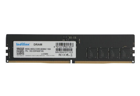 Модуль памяти DIMM DDR5 16Гб 4800МГц INDILINX (IND-ID5P48SP16X) CL40