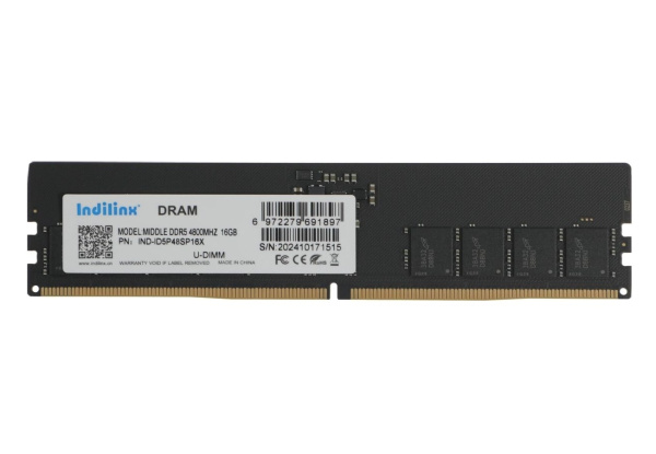 Модуль памяти DIMM DDR5 16Гб 4800МГц INDILINX (IND-ID5P48SP16X) CL40