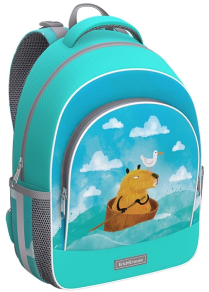 Рюкзак школьный ErichKrause ErgoLine 15L Capybara Travel (60097)