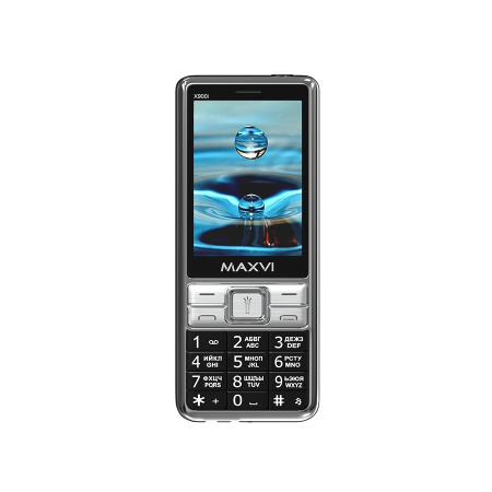 Сотовый Maxvi X900i Black 2sim/2.8"/320*240/microSD/1.3МП/Bt/1800мАч/моноблок