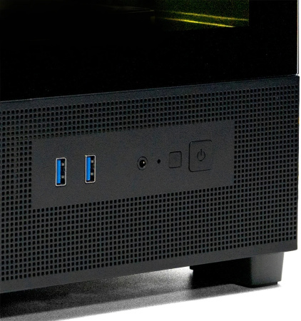 Корпус mATX Б_БП XASTRA Q500M 3ARGB-C10 Black (USB3.0,Audio,черный,3х120мм ARGB,ARGB+PWM HUB 10port,CPU Cooler до 160мм, VGA до 405мм,"аквариум")[Q500