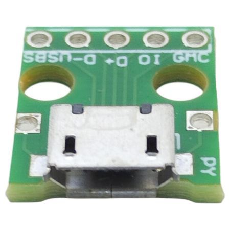 Плата макетная с разъемом Micro-USB гнездо
