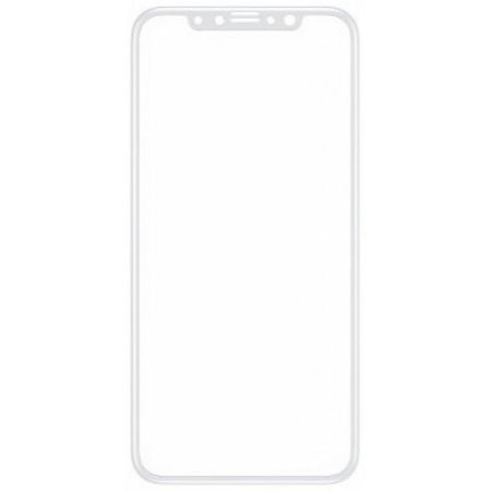 Защитное стекло для iPhone X/XS ZibelinoTG 5D (white)
