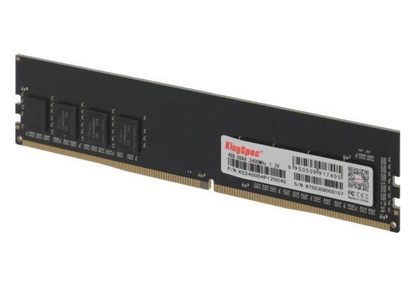 Модуль памяти DIMM DDR4 4Гб 2400МГц Kingspec (KS2400D4P12004) CL17