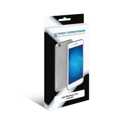Чехол силиконовый для Realme C33 DF rmCase-24 (blue)