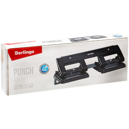 Дырокол BERLINGO на 20л. на 4 отверстия (DDm_20400)