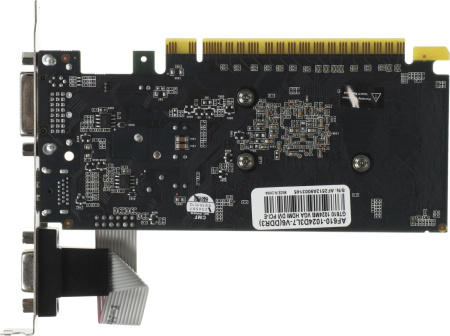 Видеокарта Afox PCI-E 3.0 AF610-1024D3L7-V6 NVIDIA GeForce GT 610 1Gb 64bit DDR3 810/1333 DVIx1 HDMIx1 CRTx1 HDCP Ret
