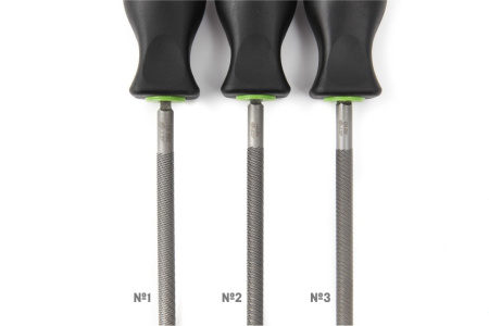 Напильник круглый 200мм, №1, T12 60HRC, Дело техники 252921