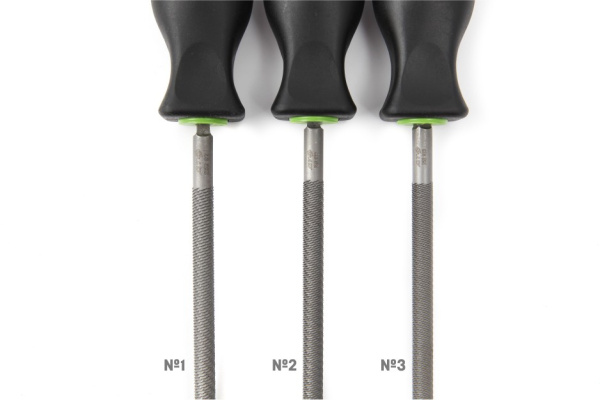 Напильник круглый 200мм, №1, T12 60HRC, Дело техники 252921