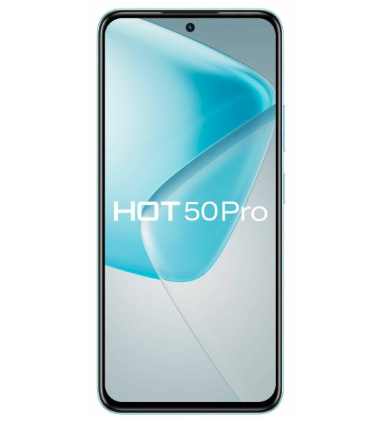 Смартфон INFINIX Hot 50 Pro 8Гб 128Гб Glacier Blue 6.78", AMOLED, 2460*1080, 2*2.2+6*2.0ГГц, 50+2Мп, 8Мп, 4G, NFC, 5000мАч, And 14