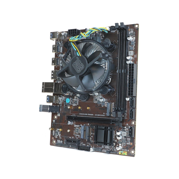 Мат.плата S1200 с процессором i5-10600 и кулером BaseTech H510M-K (mATX,2DDR4,2M.2,3SATA,2HDMI,DP,PC1600,UHD Graphics 630)[BT-H510M-K-10600]