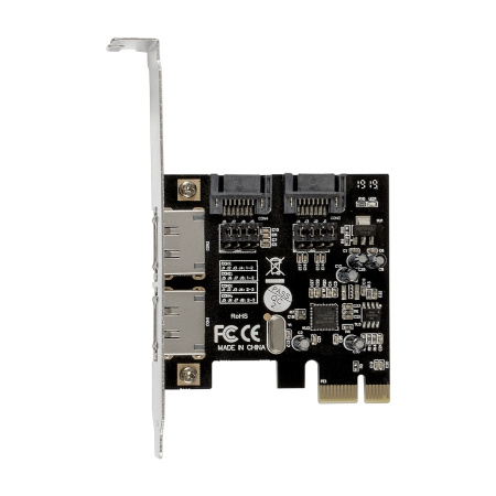 Контроллер PCI-E=>SATAx4 (6G)  2 int+2 ext ExeGate EXE-501 OEM