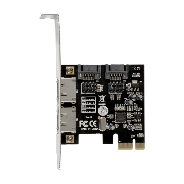 Контроллер PCI-E=>SATAx4 (6G)  2 int+2 ext ExeGate EXE-501 OEM