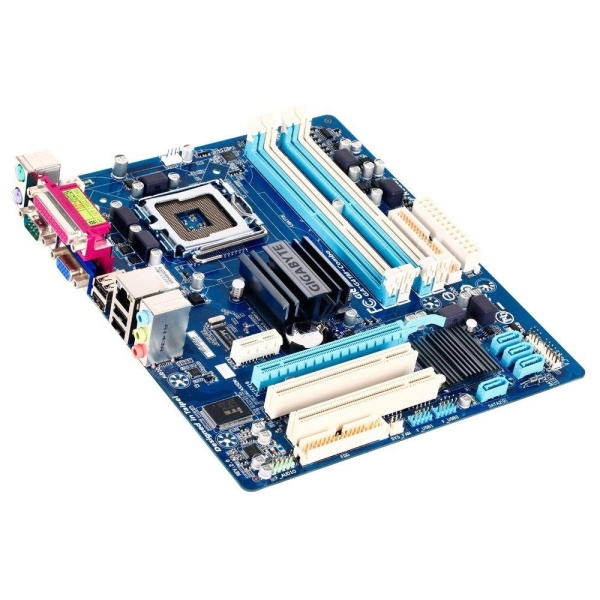 Материнская плата Gigabyte GA-G41M-COMBO-GQ, Socket 775, Intel®G41+ICH7, 2xDDR3-1066+2xDDR2-1066, D-SUB, 1xPCI-Ex16, 1xPCI-Ex1, 2xPCI, 4xSATA2, 1xIDE, 6 Ch Audio, GLan, (4+4)xUSB2.0, COM, LPT, 2xPS/2, mATX, BOX {10}