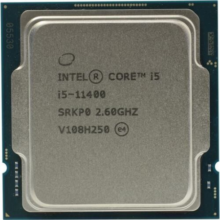 Процессор 1200 Intel Core i5-11400 (6ядер/12потоков*2,6ГГц-4,4ГГц,12Мб,UHD730,65Вт) oem