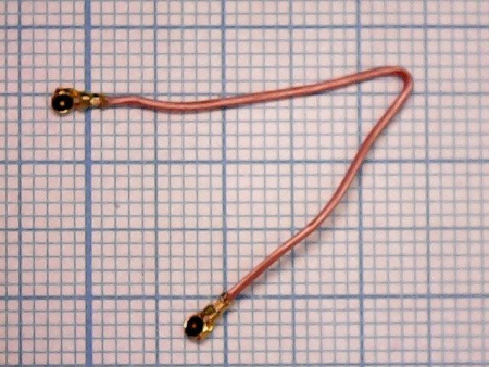 Антенный провод Samsung A500F Верхний Белый