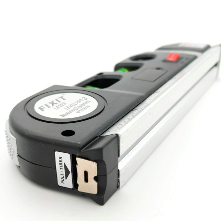 Уровень строительный 210мм, лазер, рулетка, Huoto DC25D