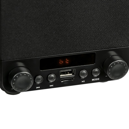 Актив.колонки 2.0 Dialog Jazz AJ-13 30Вт, Bluetooth, USB, дерево, microSD, Black