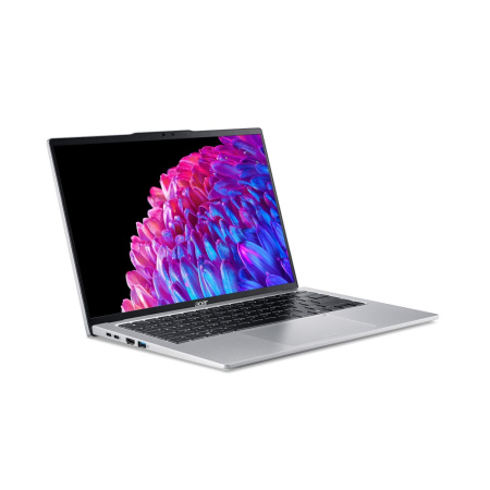 Ноутбук Acer Swift Go 14 SFG14-73-56KL Intel Core Ultra 5 125H/16Gb (soldered D5)/SSD512Gb/UMA/14"/OLED/WQXGA+/2880x1800/90Hz/NoOS/Silver/1.25kg