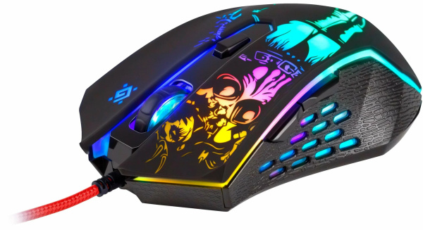 Игровая мышь USB Defender Sin'Sister GM-933 оптика, 6 кнопок, 7200dpi