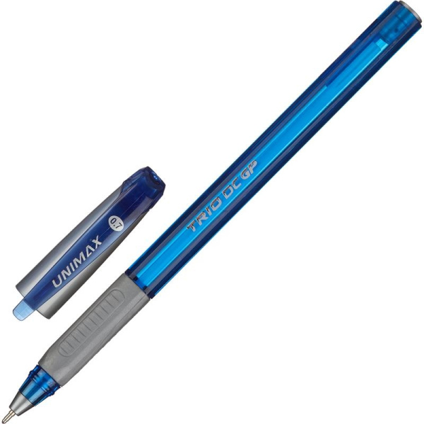 Ручка шариковая Unimax Trio DLX DC GP tinted 0,7мм. масл. основа, синяя (803495)