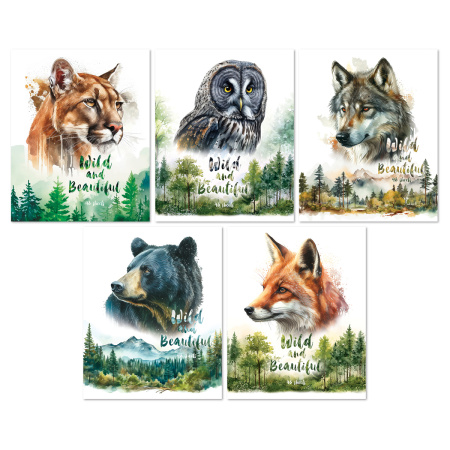 Тетрадь 48л. кл. "Животные" BG Т5ск48 59413