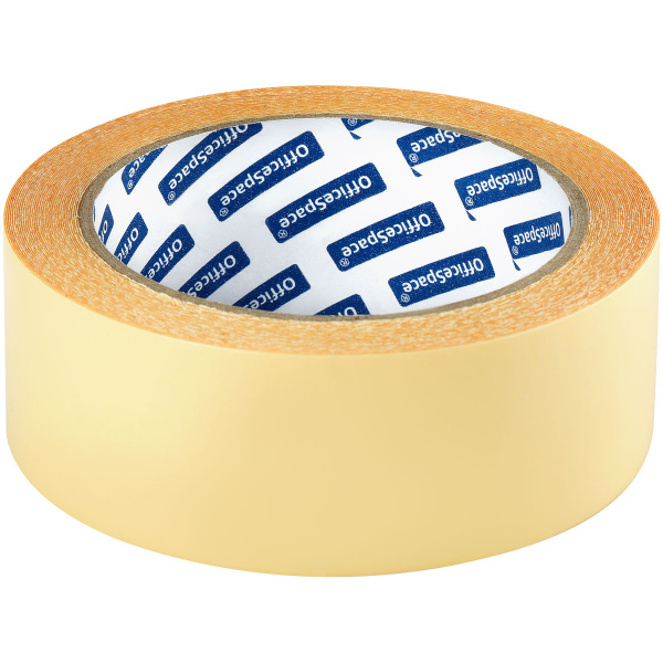 Клейкая лента двухсторонняя 38мм.*10м. ткан. основа OfficeSpace KLDt_55412