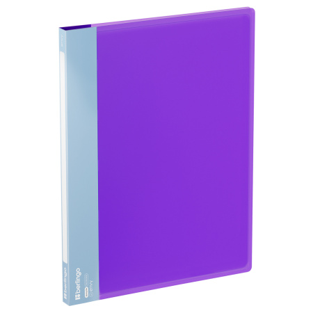 Папка с пружинным скоросшивателем BERLINGO "Envy" 17мм. 700мкм. фиолетовая (FS4_17881)