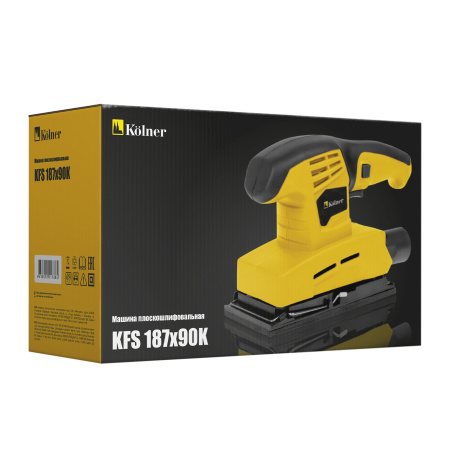 Машина плоскошлифовальная Kolner KFS 187х90K 150Вт, 11000 об/мин, раб. поверх. 187*90мм