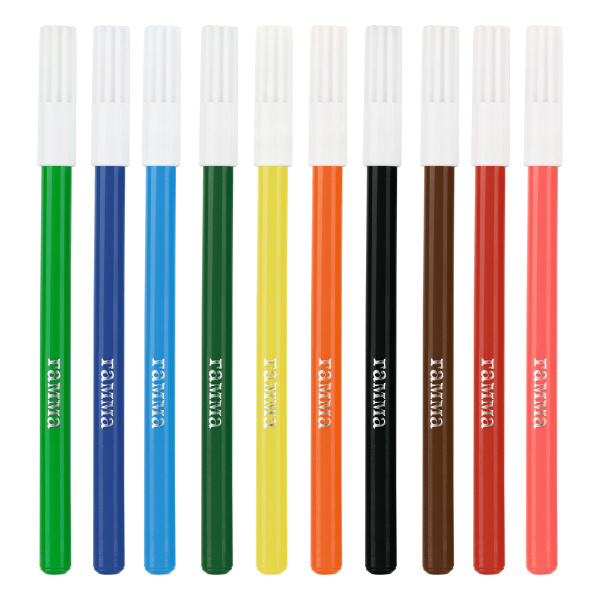 Фломастеры 10цв. ГАММА "Мультики" смываемые 120822_10