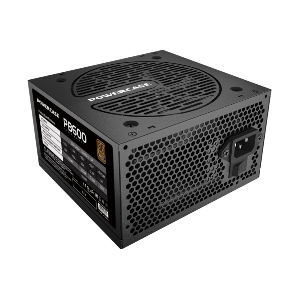 Блок питания 600Вт Powercase PB600 (APFC,120мм,2PCI,6SATA,80+Bronze)[PS-600B-DC]