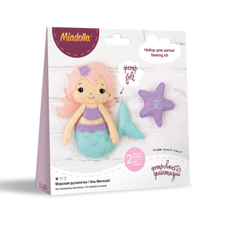 Набор для шитья "Miadolla" TF-0408 Морская русалочка