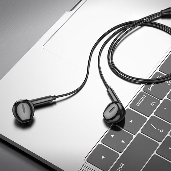 Гарнитура проводная BOROFONE BM71 вставные, кабель 1.2м, черный