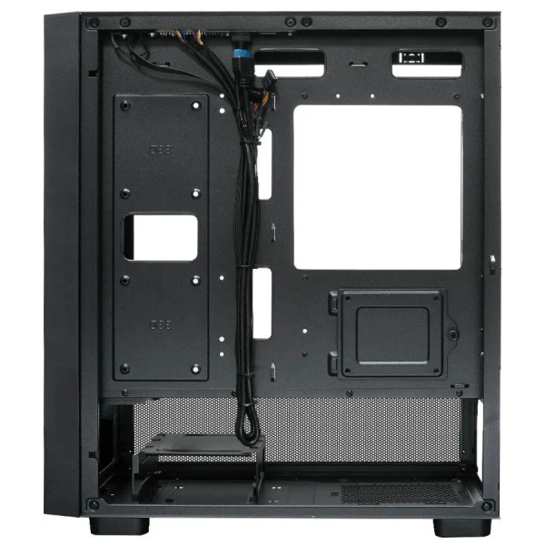 Корпус mATX Б_БП XASTRA A411M 4ARGB-FG Black (USB3.0,Audio,TG,черный,Mesh,4х120мм FRGB,CPU Cooler до 165мм, VGA до 340мм)