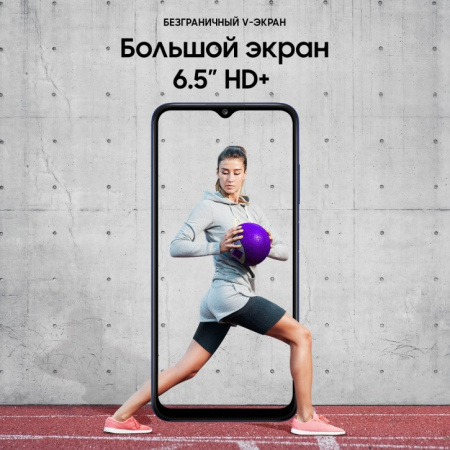 Смартфон Samsung Galaxy A03s 4Гб 64Гб SM-A037F Blue 6.5", TFT, 1600*720, 4*1.8+4*2.3ГГц, 13+2+2МП, 5 Смартфон Samsung Galaxy A03s 4Гб 64Гб SM-A037F Blue 6.5", TFT, 1600*720, 4*1.8+4*2.3ГГц, 13+2+2МП, 5