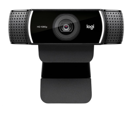 Веб-камера Logitech C922 Pro Stream 2МП,1920*1080,микрофон,автофокус,креп.на монитор,че (960-001088/960-001089)