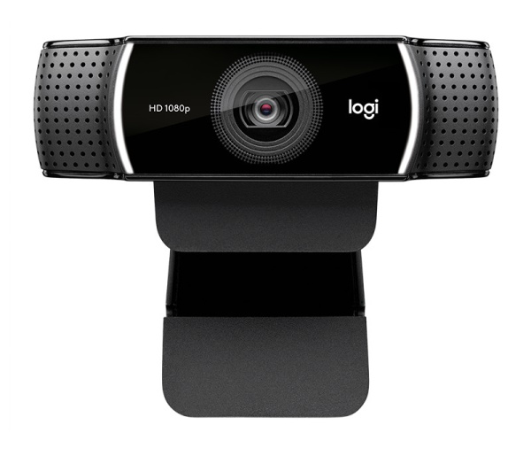 Веб-камера Logitech C922 Pro Stream 2МП,1920*1080,микрофон,автофокус,креп.на монитор,че (960-001088/960-001089)